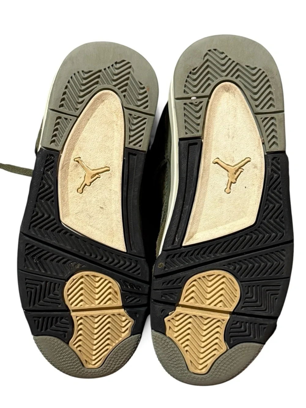 Kid’s Nike 4Y Air Jordan 4s Retro SE Craft Olive Shoes